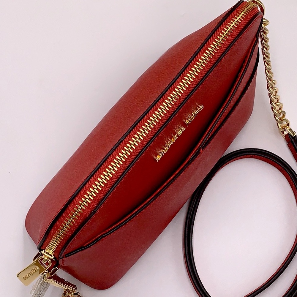 MICHAEL KORS
Jet Set Travel Medium Logo Dome Crossbody Bag FLAME COLOR - Picture 7 of 15